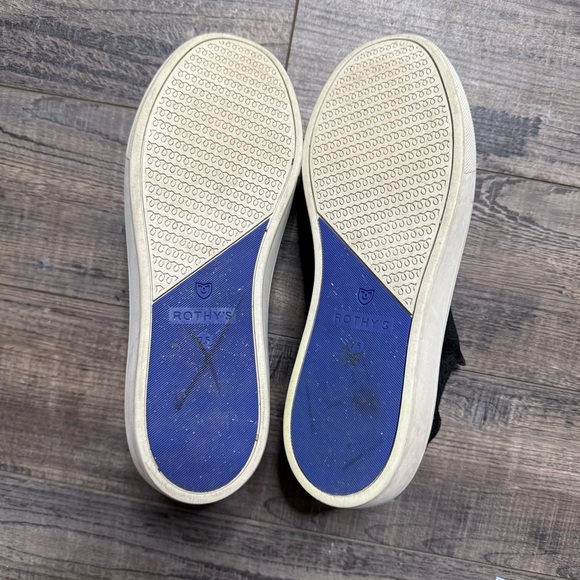 Rothy's Black Slip On Chelsea Boots Women's Size 7.5 - Picture 8 of 11